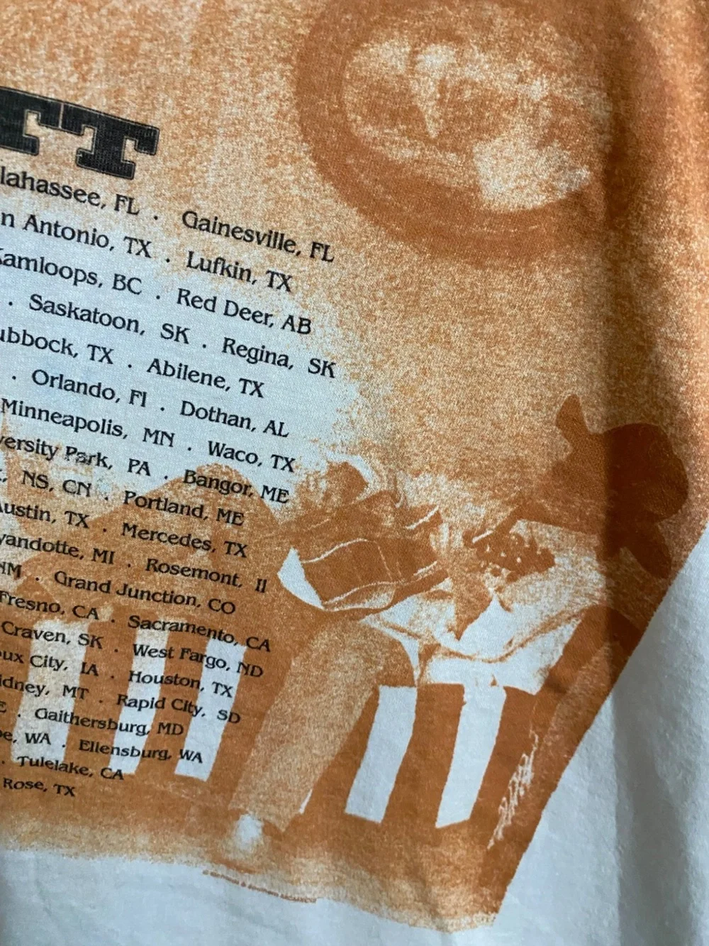 Vintage Autographed Mark Chestnutt T-shirt XL Unisex